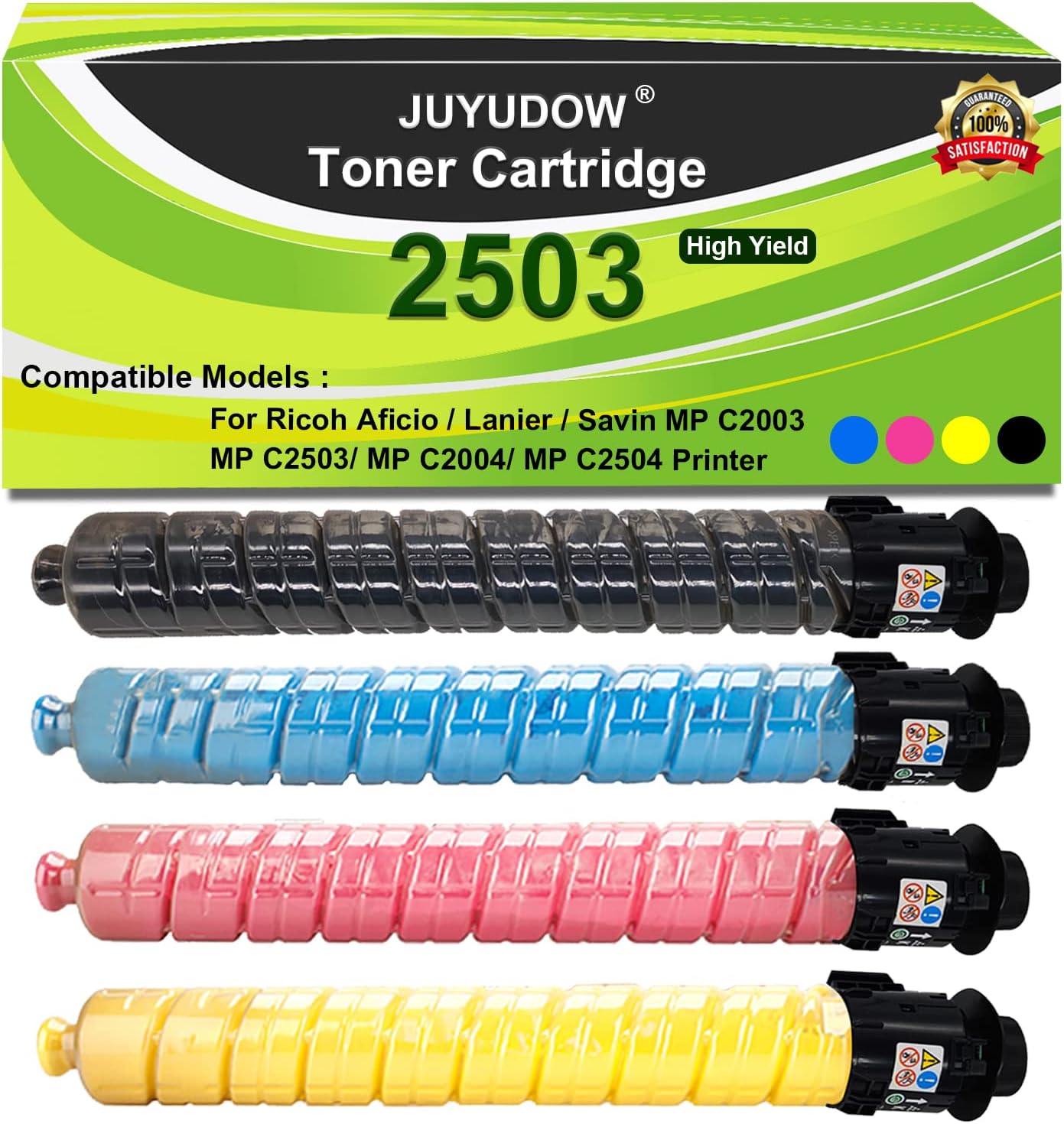 Juyudow MP C2503 Toner for Ricoh MP C2003 Toner Cartridge