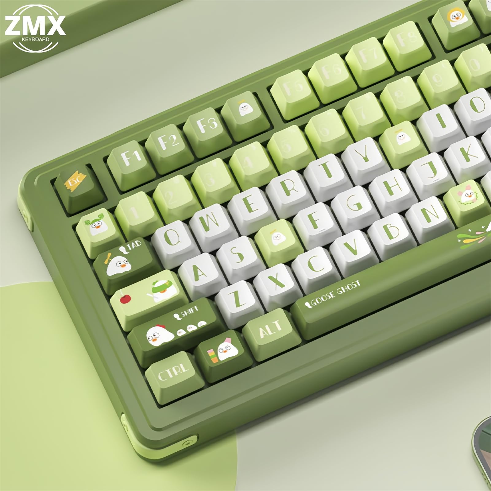 Amazon.com: ZMX Cute Keyboard Keycaps,PBT Dye-Sub Custom Keycaps