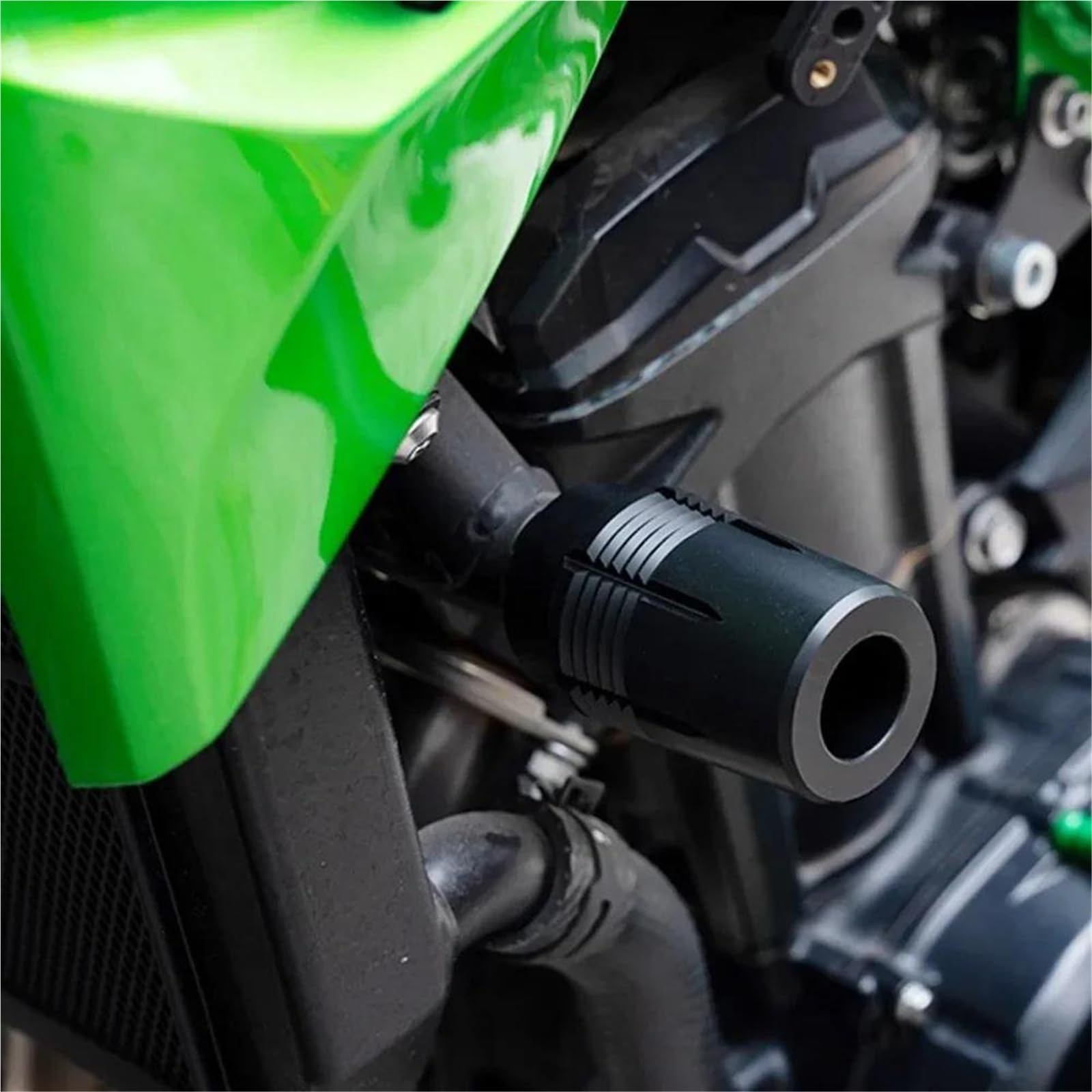 Motorrad-Rahmengleiter, Sturzpads, Crash-Protektoren Für Kawasaki Z900 Z650 Z1000 Z400, Für Ninja 650 400 ZX6R Z750 Z 900 Frame Sliders Sturzschutz Sturzpads(Schwarz 1)