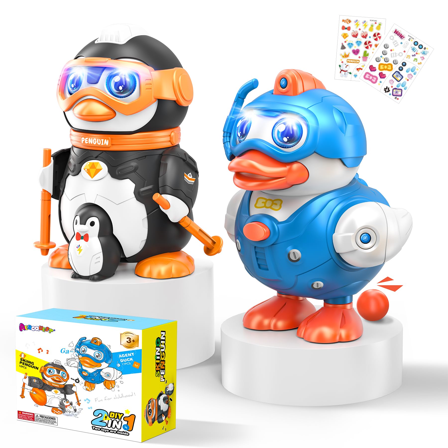 Parts and Pieces Toddler Toy for Kids Ages 3-5, Take Apart Toys with Animal Sound and Light Effect, Preschool Building Toys for 3 4 5 6 7 Year Old Boy Girls, Assemble Toy for Birthday Gifts