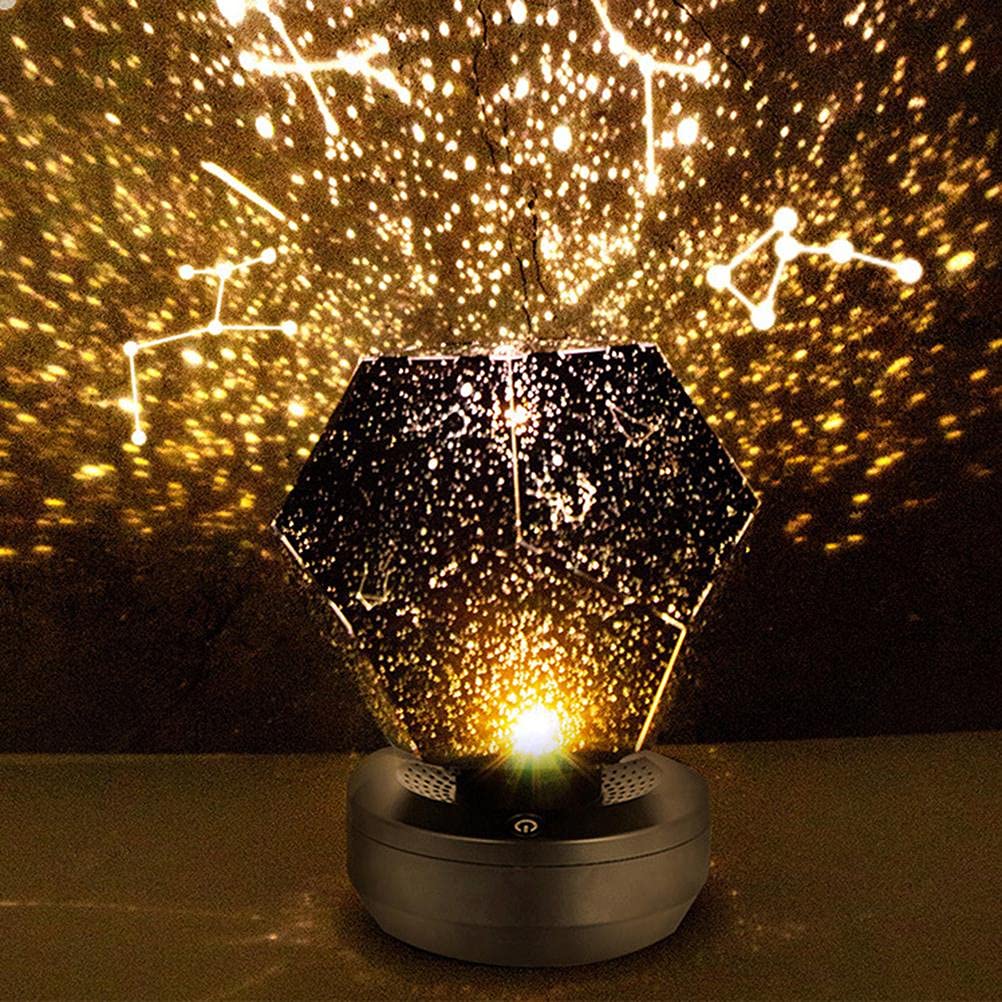 Proyector de galaxia LED Luz de noche estrellada Proyector de luz LED Luz de noche de cielo estrellado USB Luz de atmósfera de cielo estrellado Proyector de luz de noche de cielo estrellado con estrel