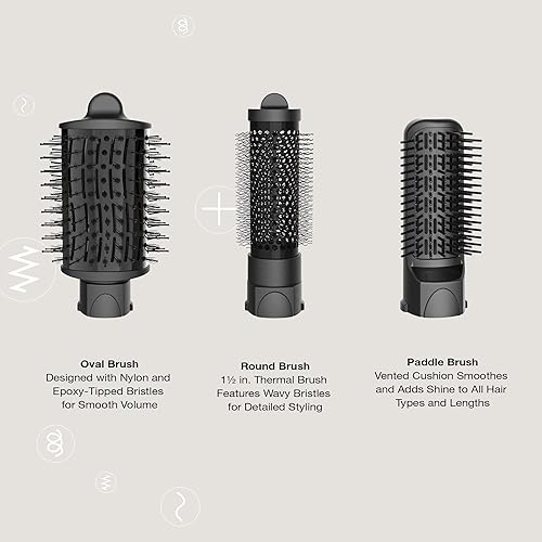 Miniatura 4 de Conair The Curl Collective - Kit de soplado 3 en 1, 3 accesorios de cepillo intercambiables para crear tu soplado perfecto