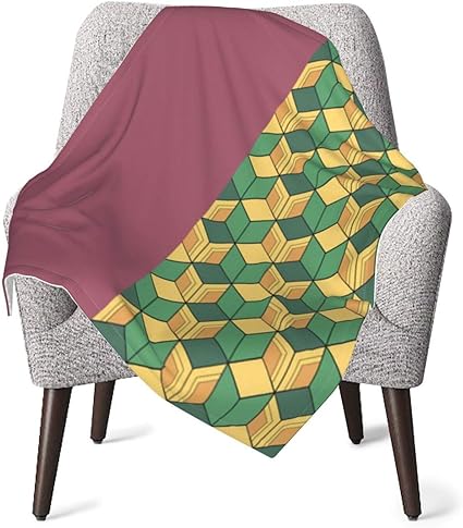 Amazon Co Jp 冨岡義勇 鬼滅の刃 無限列車 羽織柄 ブランケット ひざ掛け ハーフケット 毛布 膝掛け 肩掛け 冷房対策 コンパクト 洗える アニメ キャラクター アウトドア キッズ ベビー １０１ ７６cm 並行輸入品 ホーム キッチン