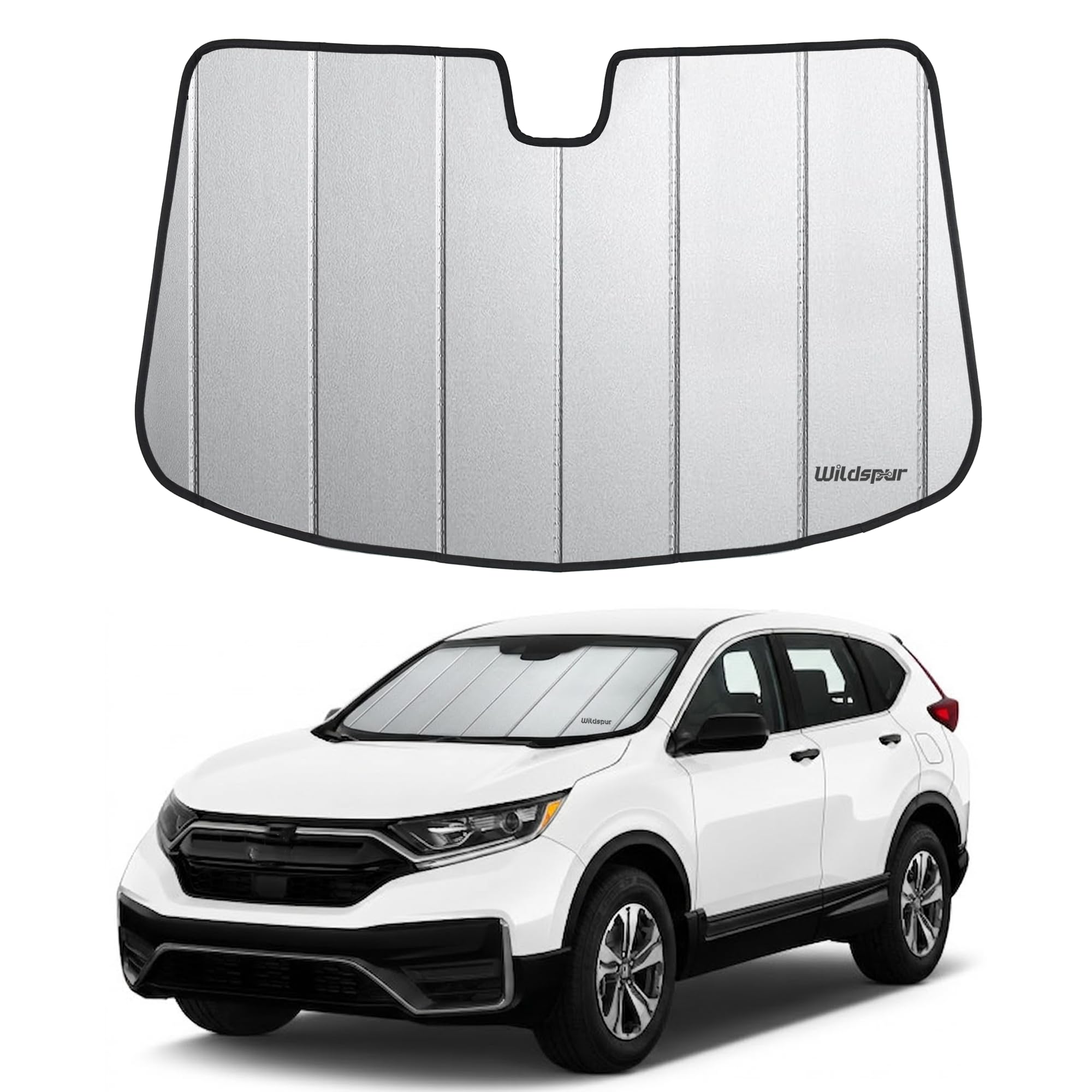 View 1 of 2017-2022 CR-V Windshield Sun Shade for Honda CR-V 2017 2018 2019 2020 2021 2022 Automotive Car Front Window Sunscreen Sunshade