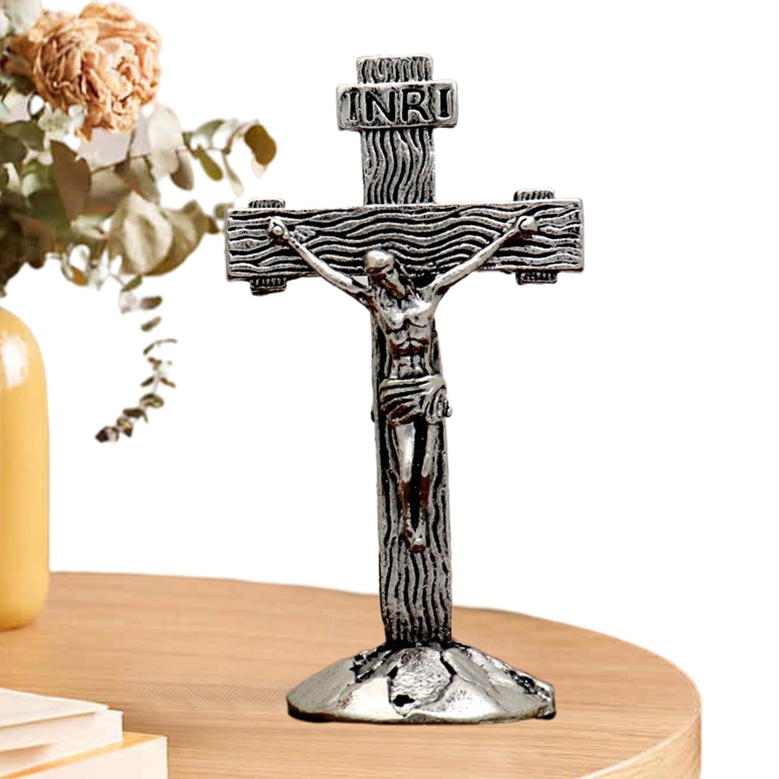 Amazon.co.jp: テーブルトップ磔刑カトリック - カトリック鉄イエス