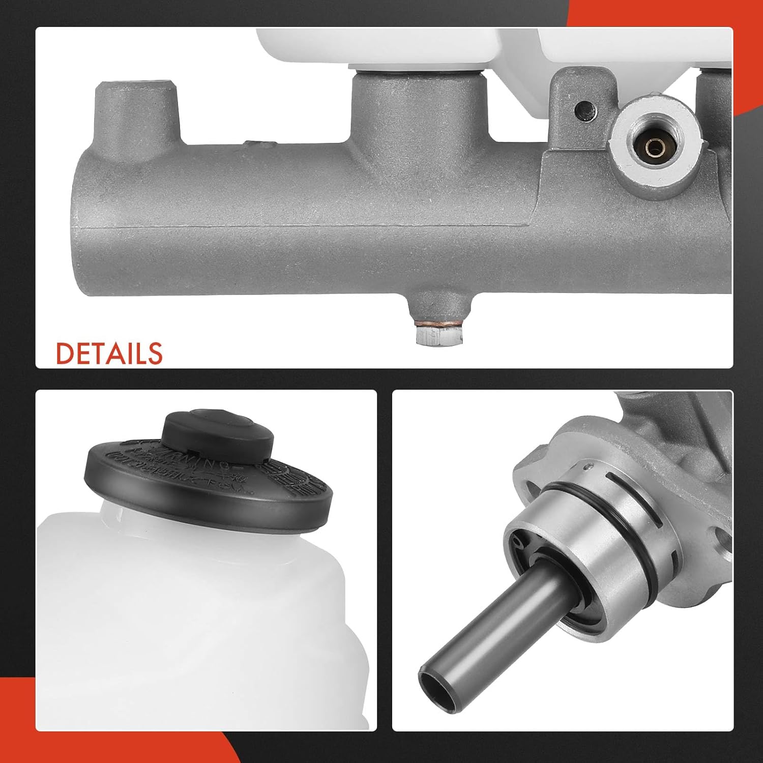 A-Premium Brake Master Cylinder with Reservoir and Cap Compatible with Lexus and Toyota Vehicles - Camry 2002-2003, ES300 2002-2003, V6 3.0L, w/Stability Control