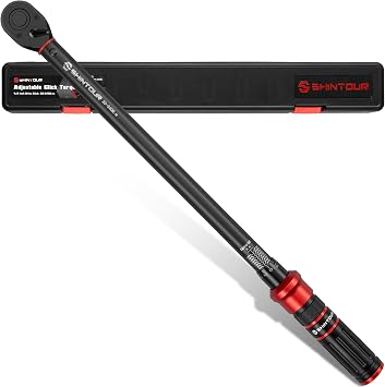 1/2" Drive Click Torque Wrench 20-340 Nm for Car Caravan Wheel DIY