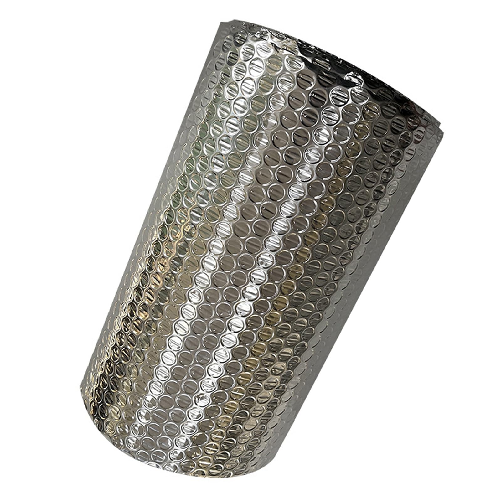 Folia termoizolacyjna Chłodnica Odblaskowa folia termoizolacyjna Termiczna folia aluminiowa Podwójna izolacja bąbelkowa Bariera ochronna na ściany poddasza, poddasze, kanały powietrzne, okna
