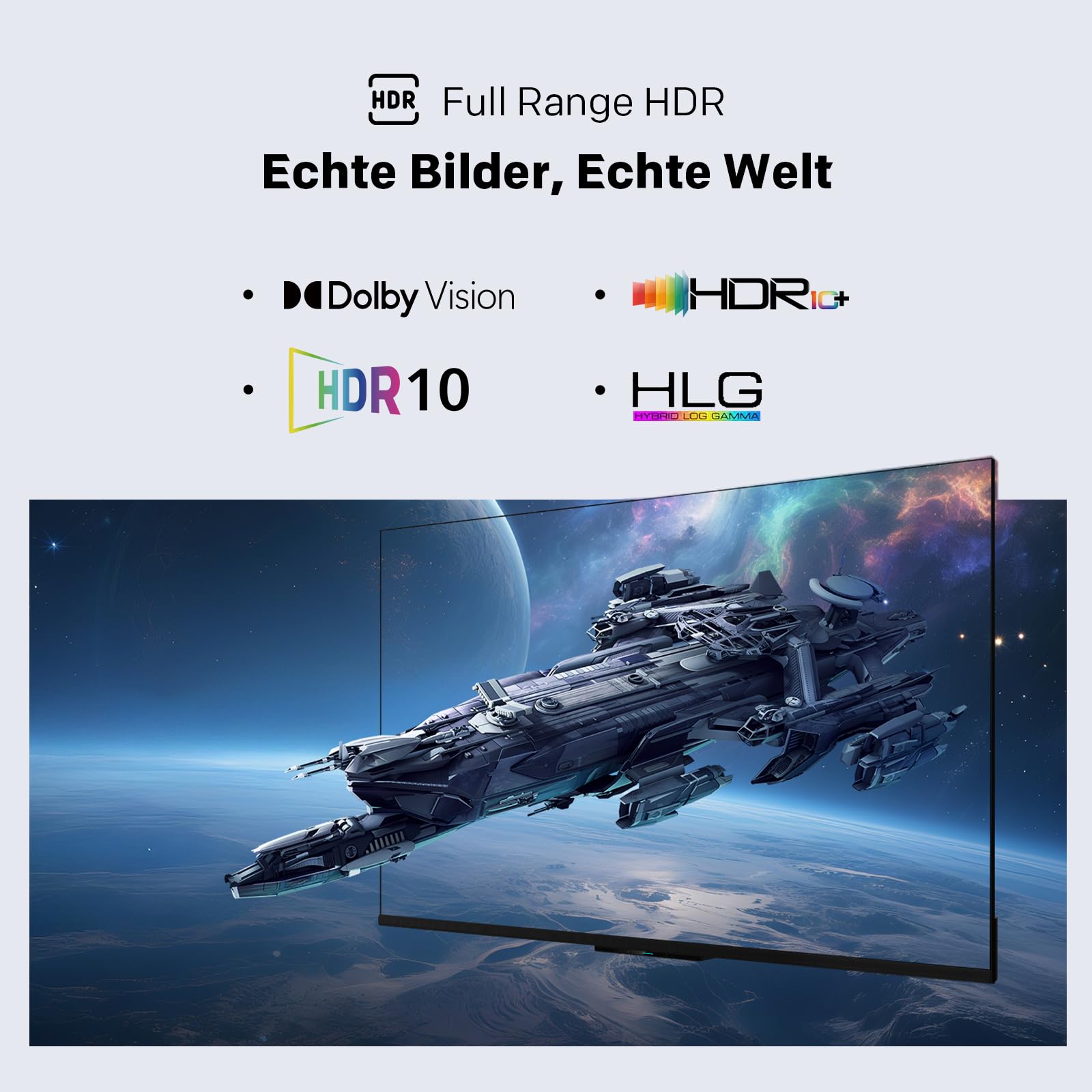 coocaa 60 Zoll Fernseher QD-Mini LED TV, 4K Smart TV mit Google TV, HDR10+, Dolby Vision&Atmos, Local Dimming, MEMC Bewegungsglättung, S AI Prozessor, Triple Tuner DVB-T2/C/S2, 60CGNH70Z (2026)