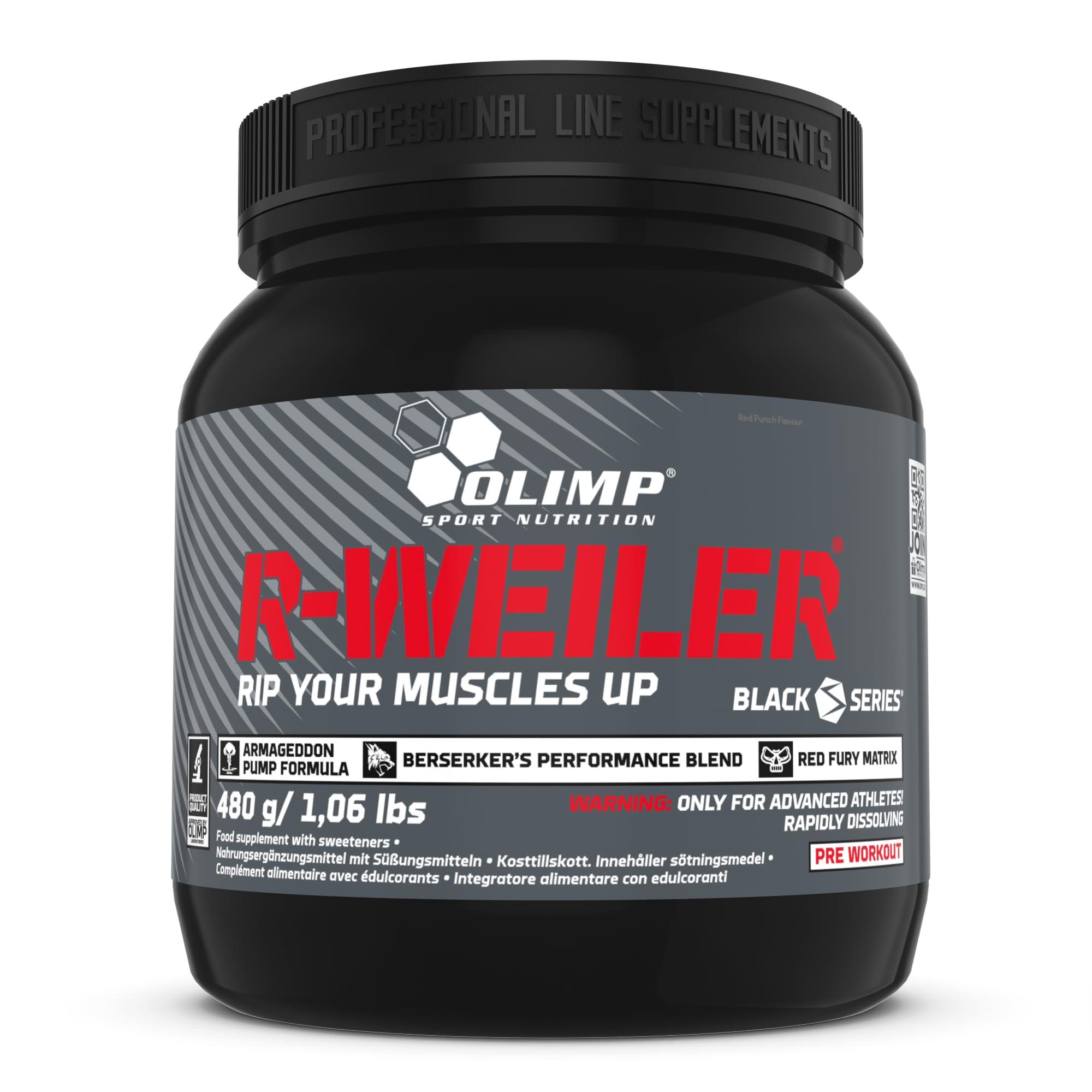 Olimp Sport Nutrition Olimp R-Weiler (480 g) - Red Punch