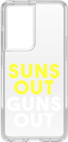 DistinctInk Clear Shockproof Hybrid Case for Samsung Galaxy S21 Ultra (6.8" Screen) - TPU Bumper, Acrylic Back, Tempered Glass Screen Protector - DistinctInk Clear Shockproof Hybrid Case for Samsung Galaxy S21 Ultra (6.8" Screen) - TPU Bumper, Acrylic Back, Tempered Glass Screen Protector -