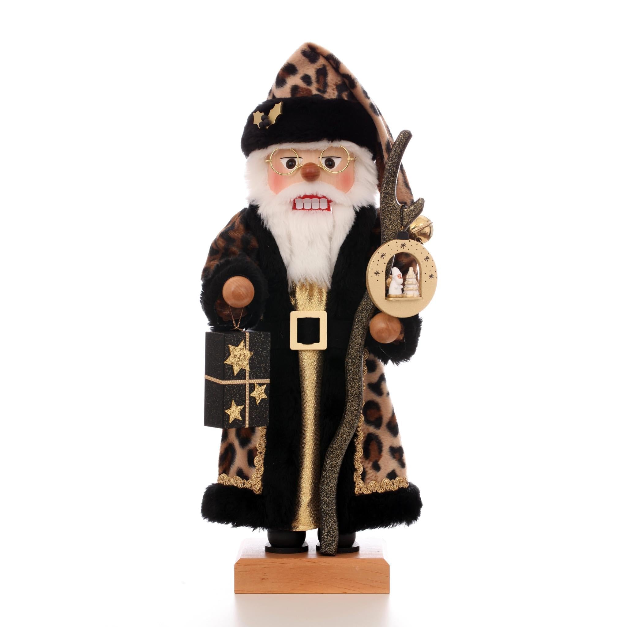 Casse-Noisette Christian Ulbricht Père Noël Wild Leo 48 cm figurine bois