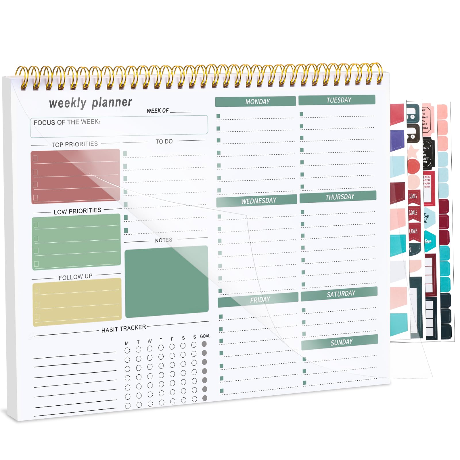 Weekly Planner To Do List Pad