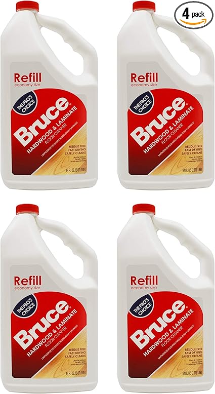 Amazon Com Bruce 64 Oz Nowax Hardwood And Laminate Floor Cleaner Refill Pack Of 4 Health Household Amazon Com Bruce 64 Oz Nowax Hardwood And Laminate Floor Cleaner Refill Pack Of 4 Health Household