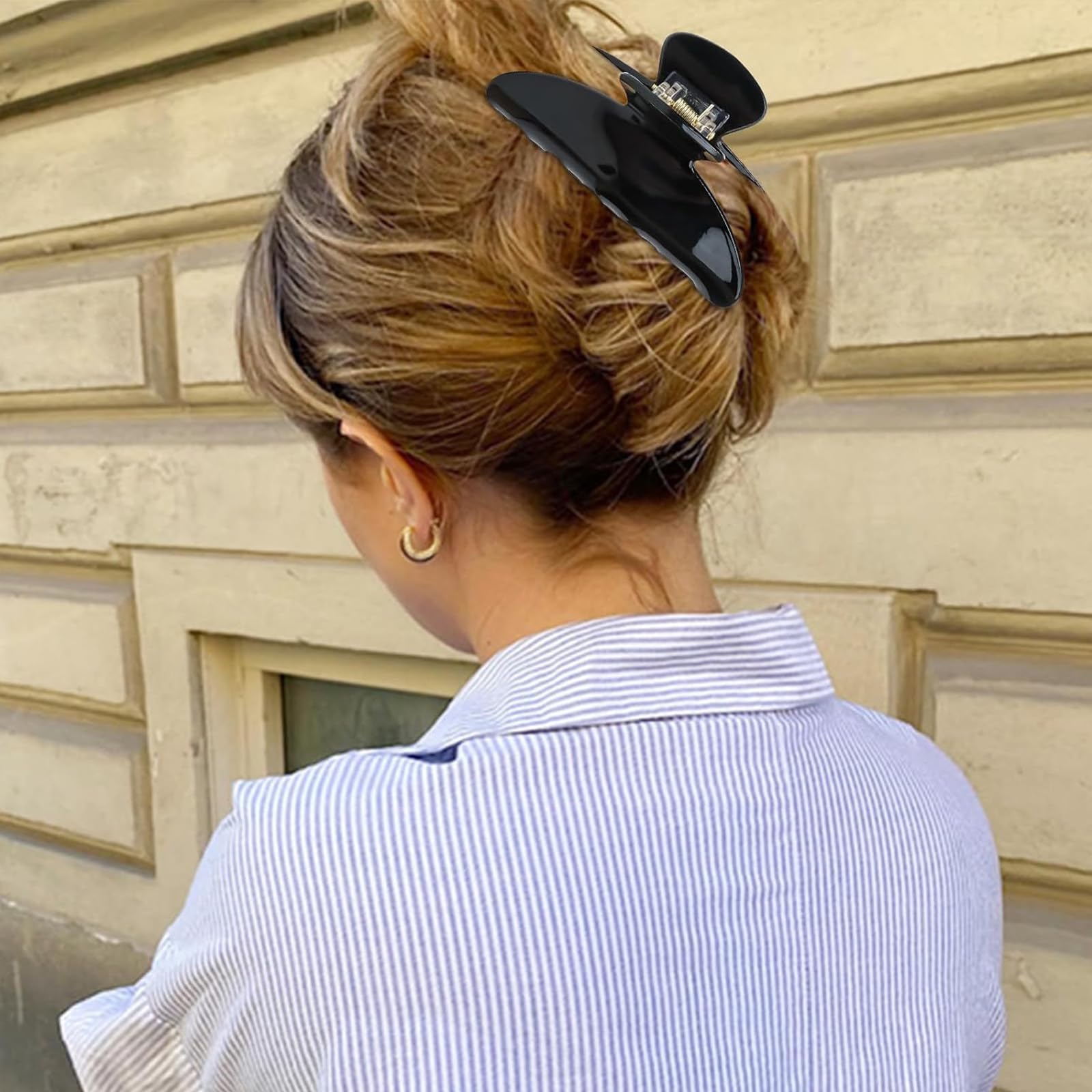 Acrylic Hair Claw Clips Trendy Non-Slip Clamps for Thick Thin Hair Chunky Amazon.com : 2 Pack Hair Claw Clips for Women, Acrylic Claw  main image 3
