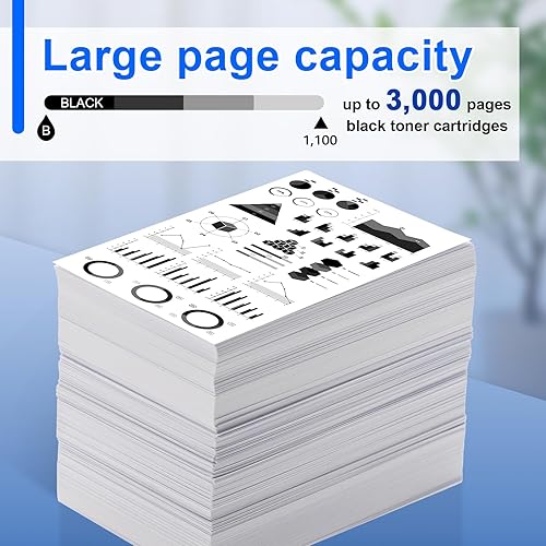 Miniatura 3 de NineLeaf Paquete de 4 cartuchos de tóner negro de alto rendimiento Q2612X12X261212 para Laserjet 1018, Laserjet 1020, Laserjet 1022, Laserjet 3050