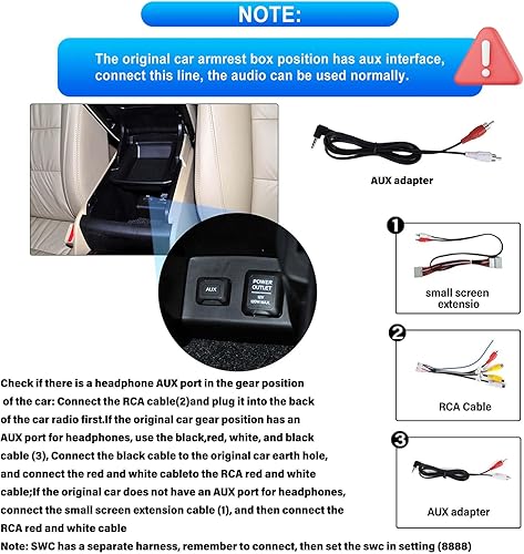 Miniatura 3 de SIXWIN Android 11 - Estéreo de coche para Honda Accord 2008 2009 2010 2011 2012 2013 10.1 pulgadas pantalla táctil 2G+32G CarPlay Android Auto Radio