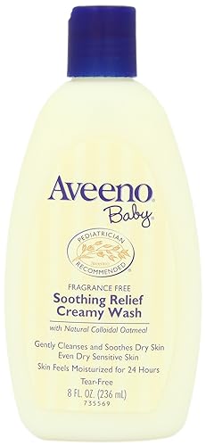 Aveeno bebé Calmante Alivio Creamy Wash fragancia última intervensión 8onzas Paquete de 2 381370042495 paquete de de 2 2 2