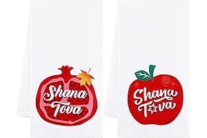 Yinkin Honey Rosh Hashanah Hand Towels: Perfect Gift for Jewish Holiday