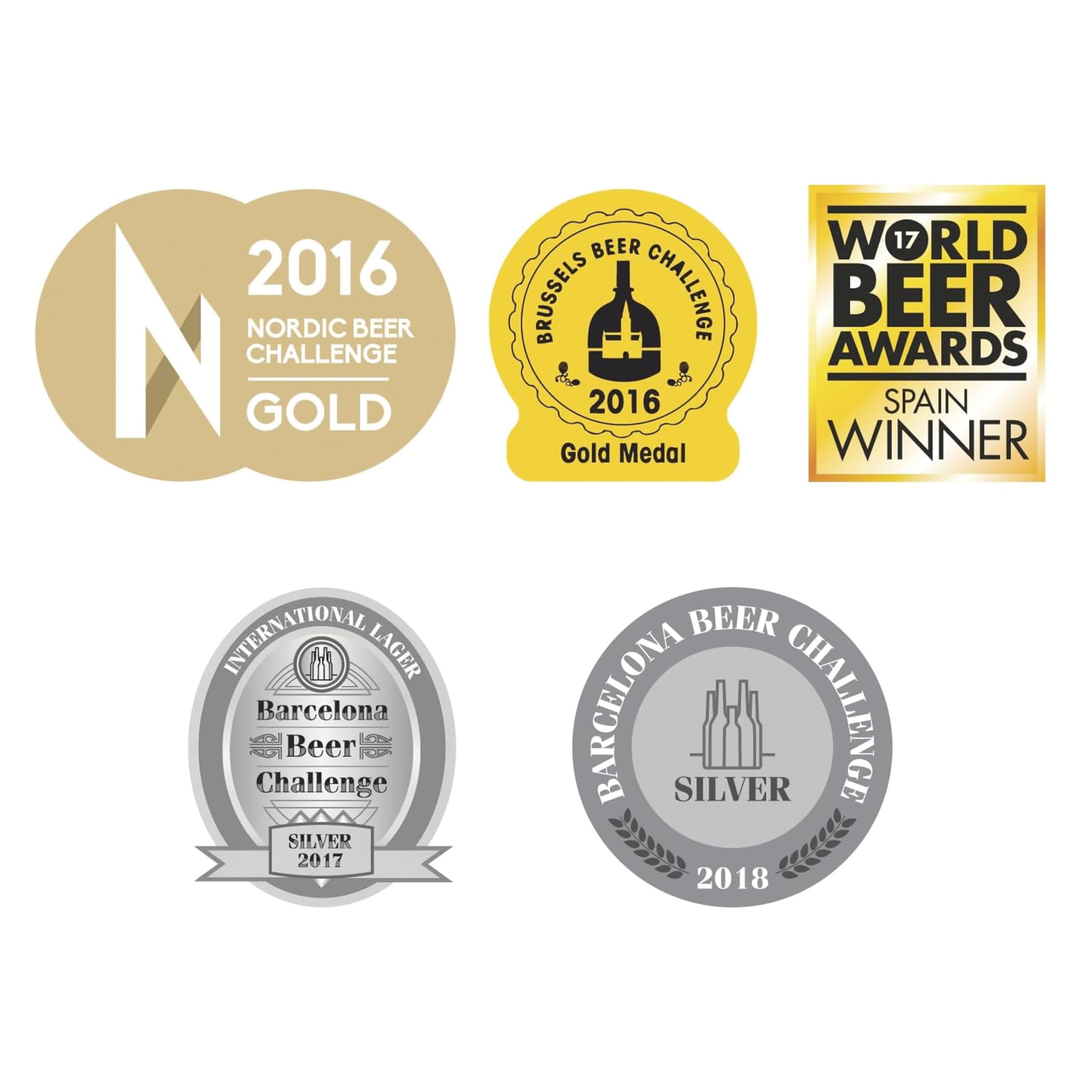 Cerveza Premium Arriaca RUBIA SIN GLUTEN en Pack Fabricación Artesanal. Premios internacionales a la Mejor Cerveza Rubia Artesana (24 latas 33cl)