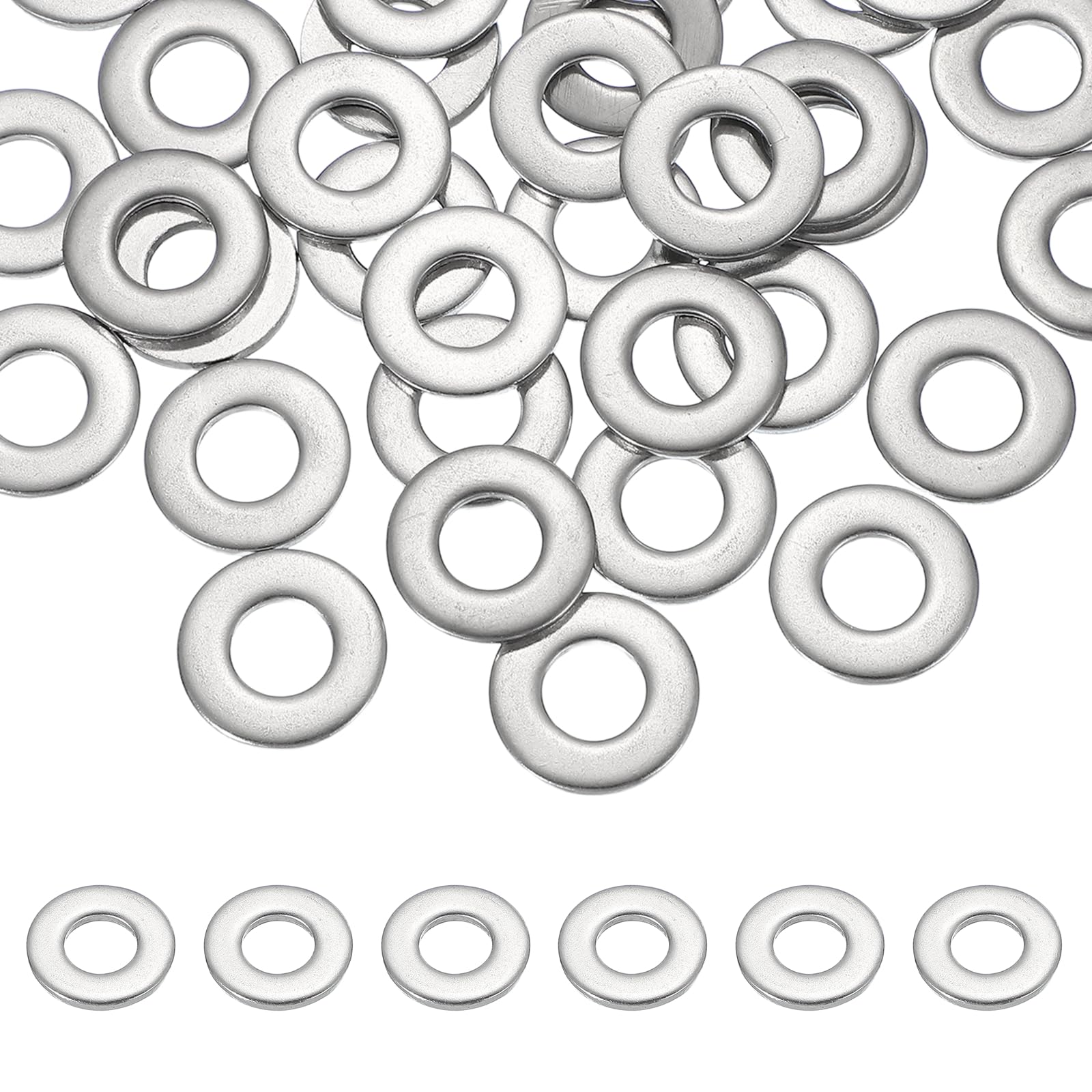 PATIKIL M8 x 18mm Metal Screw Washers Set, 36Pcs 304 Stainless Steel Flat Washers for Screws Bolts Factories Home Outdoor Projects