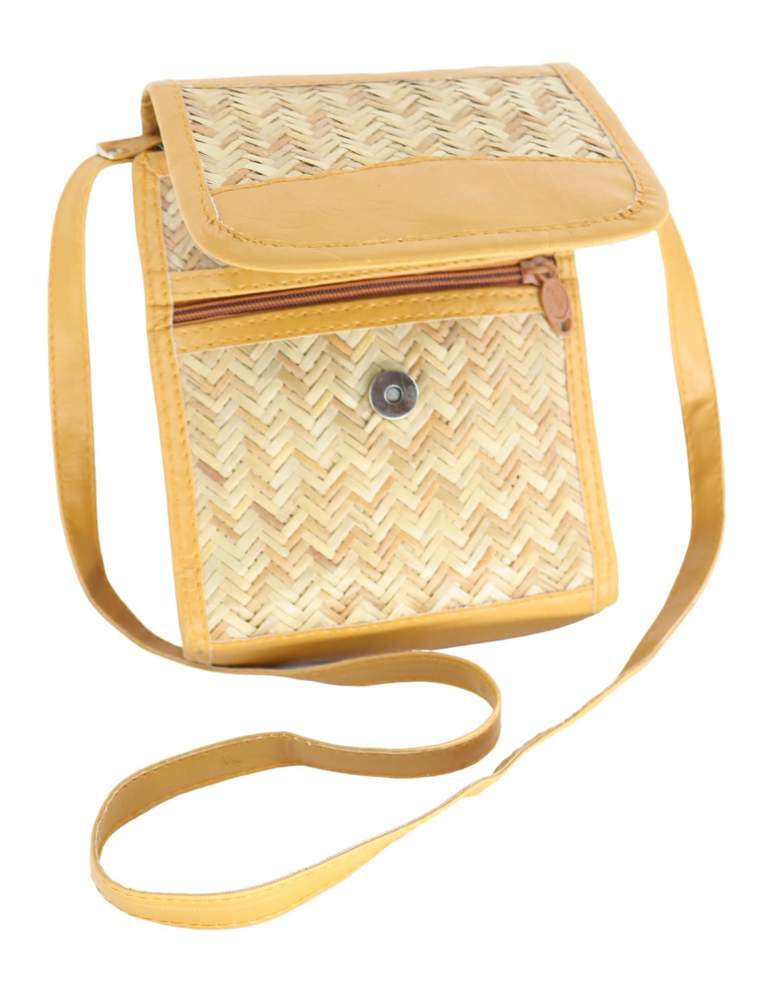 GenericShital pati sling bag| Women hand bag |purse|Cane bamboo handicraft slingbag|eco friendly|light weight|