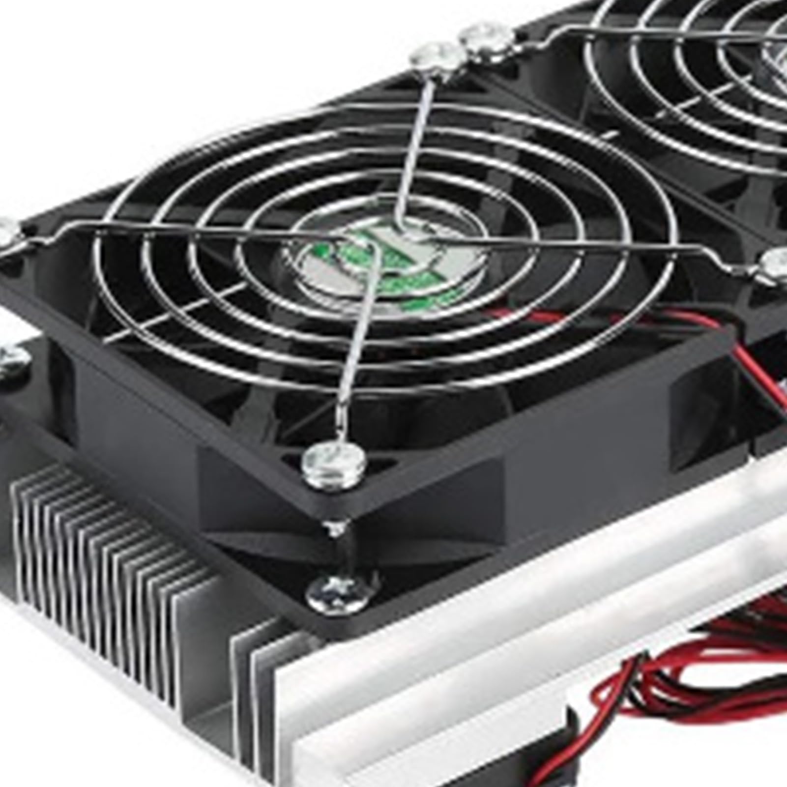 Condizionatore d'Aria DC Fai da Te Termoelettrico Peltier di Raffreddamento a Refrigerazione, Kit di Raffreddamento Dual Modulo di Raffreddamento a Refrigerazione a