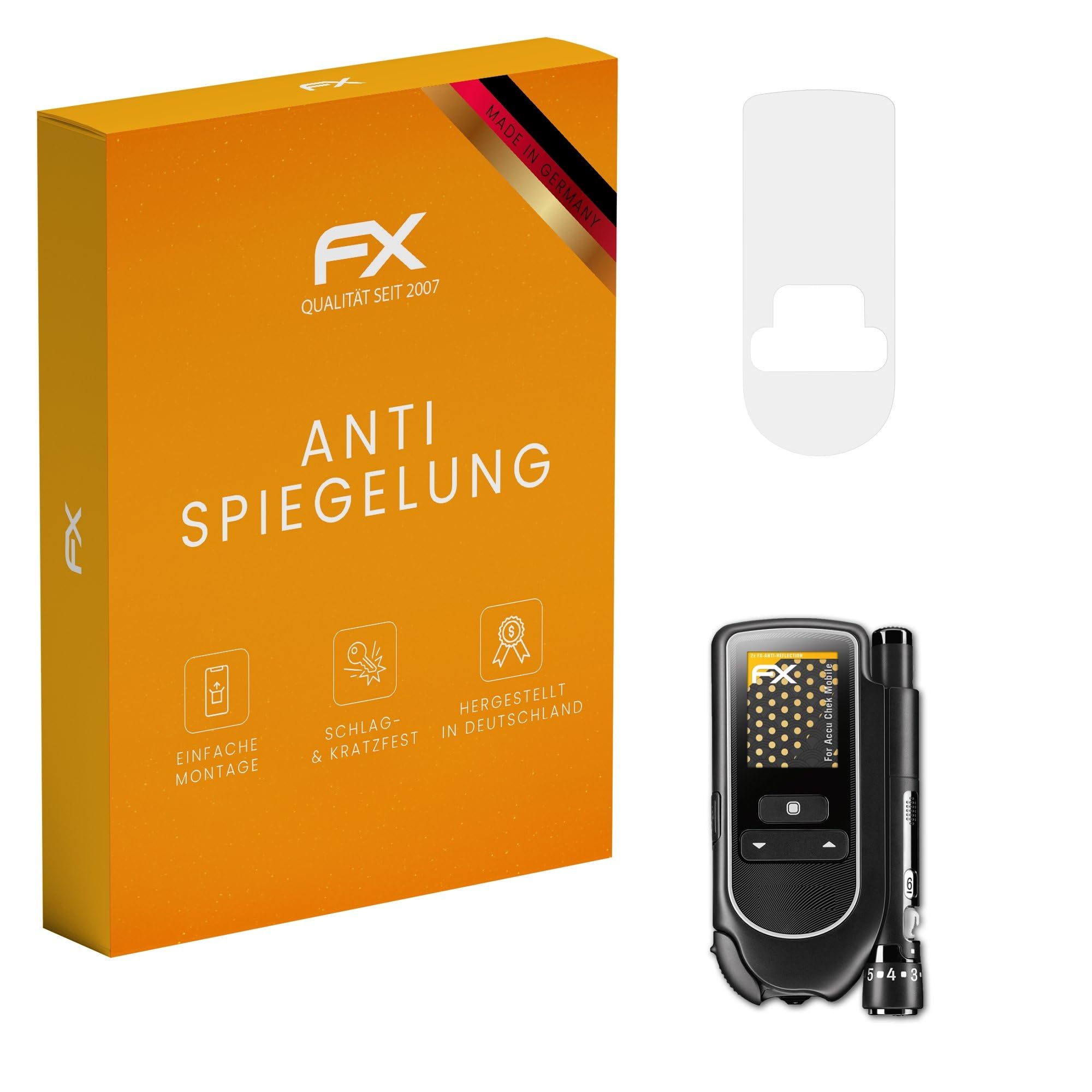 FILM PROTECTEUR VERRE pour Accu-Chek Insight mit DBLG1 Film Écran EUR