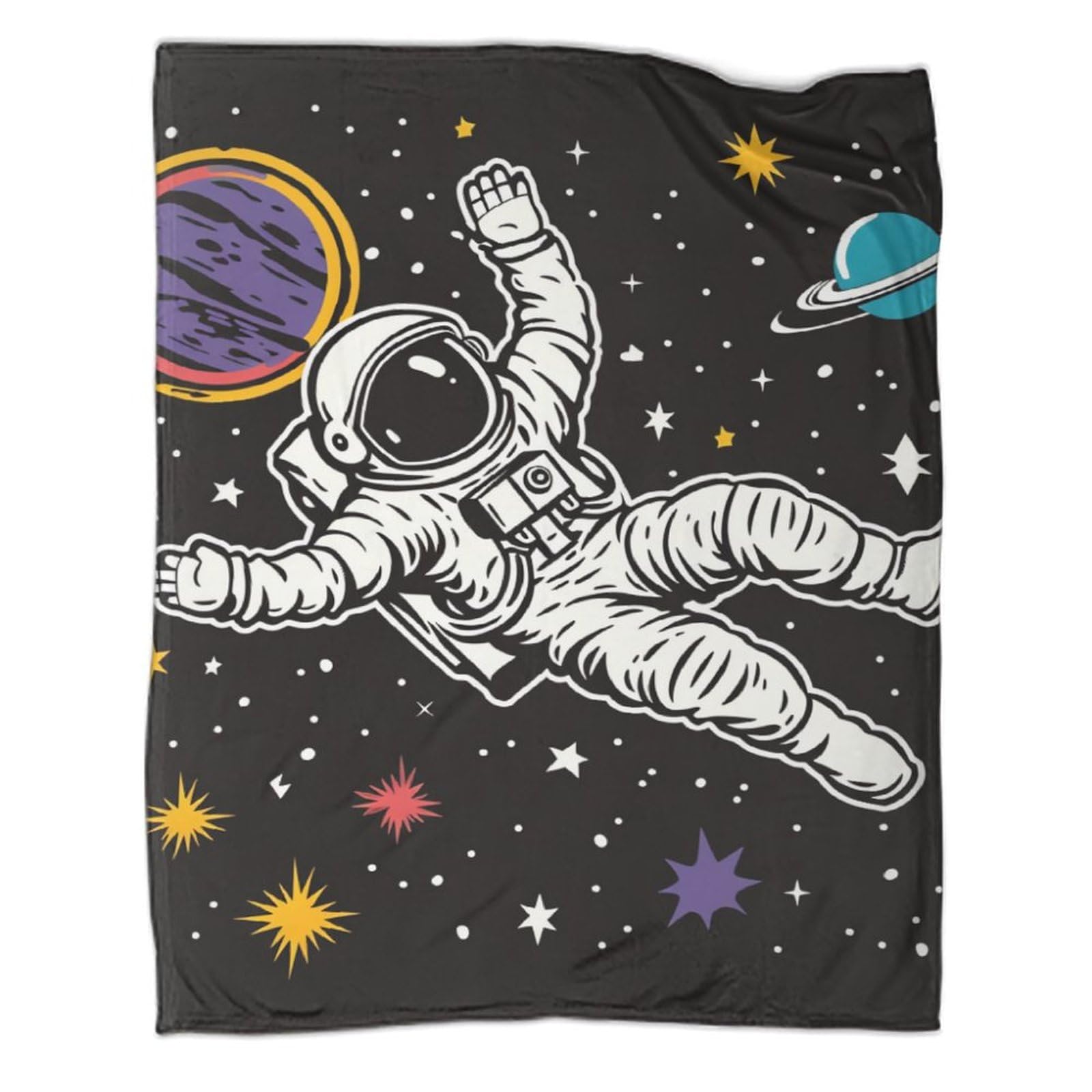 Couverture astronaute pour s'emmitoufler sur le canapé ou au bureau