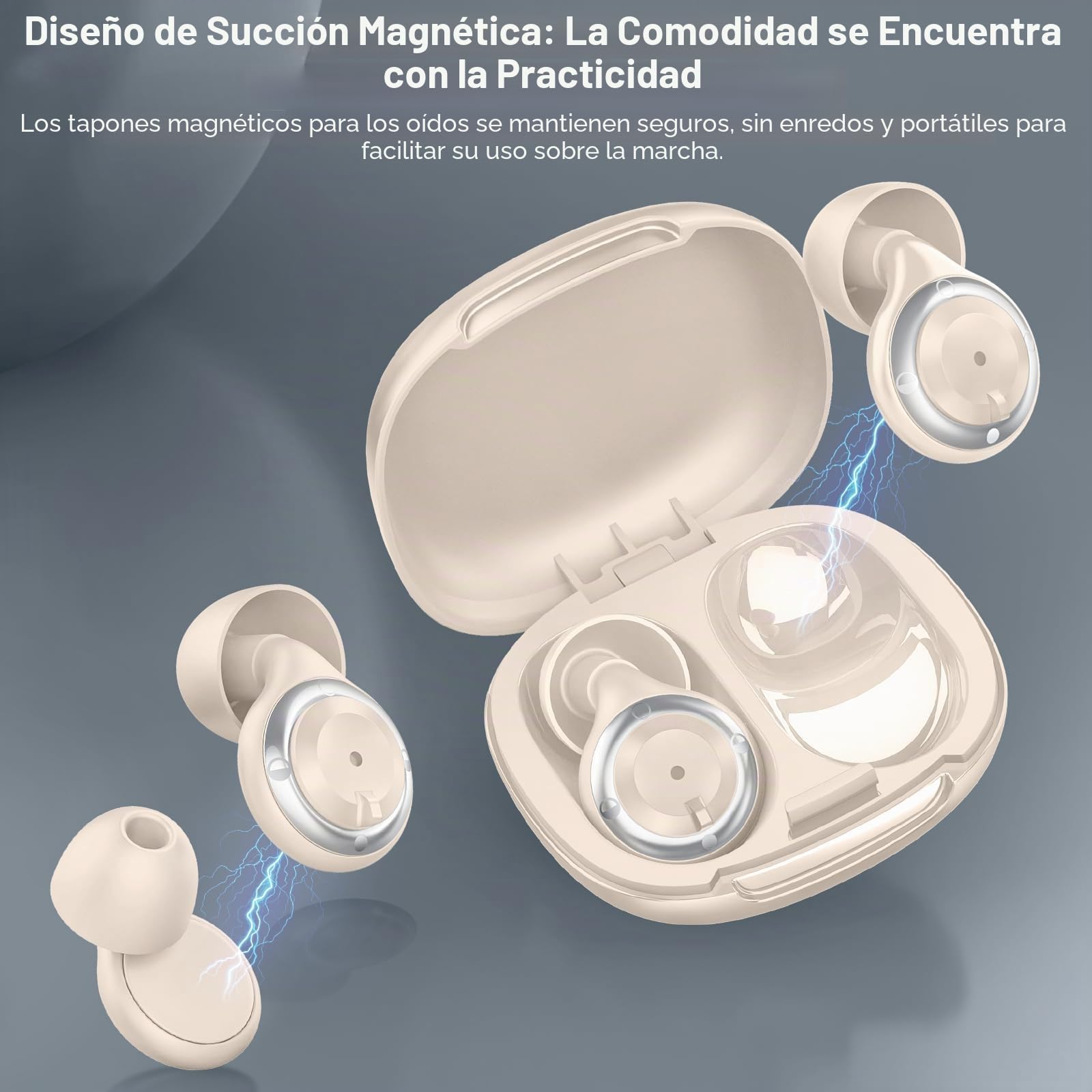 Tapones ajustables – 3 modos, Tapones Oidos Ruido Dormir, 17-35dB Tapones para los oídos para estudiar, concentrarse, viajar y asistir a conciertos con7 pares reutilizables Tapones una/doble capa