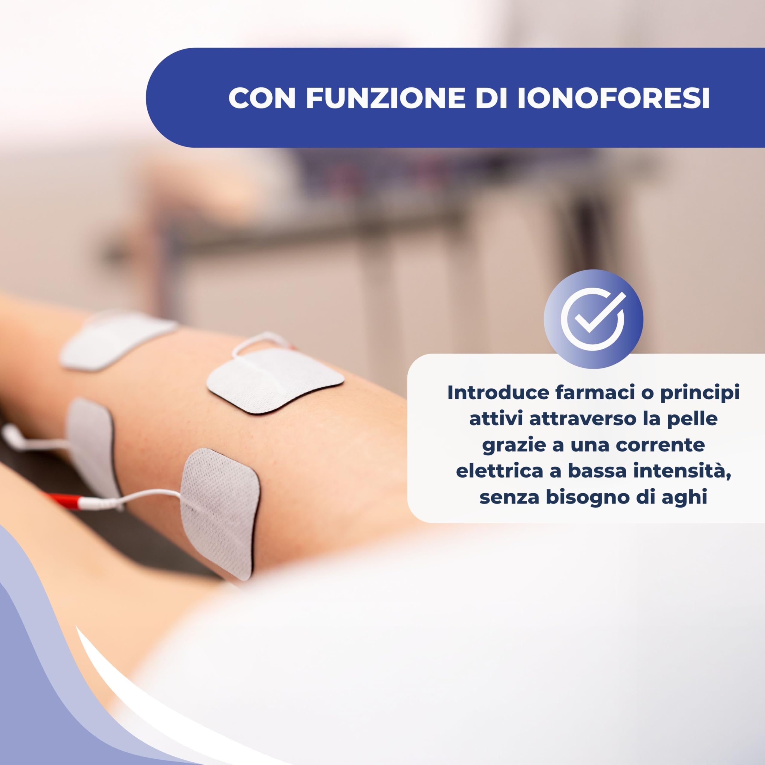 Tens Eco Basic, Elettrostimolatore Portatile, 2 Canali, 12 Programmi + 4 Personalizzabili, Sollievo dal Dolore, Stimolazione Muscolare e Ionoforesi Non Invasiva, Schermo LCD