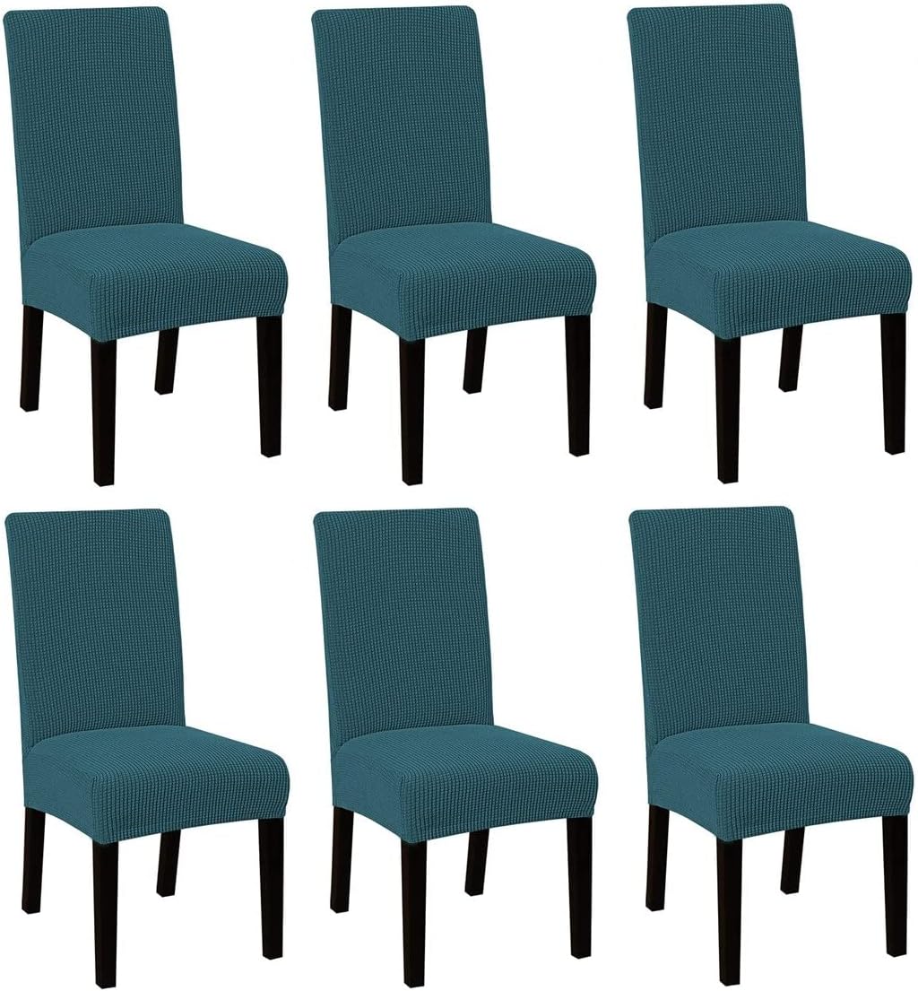 ALESWEAR 6PCS Dining Room Chair Slipcovers Dining Chair Covers Parsons