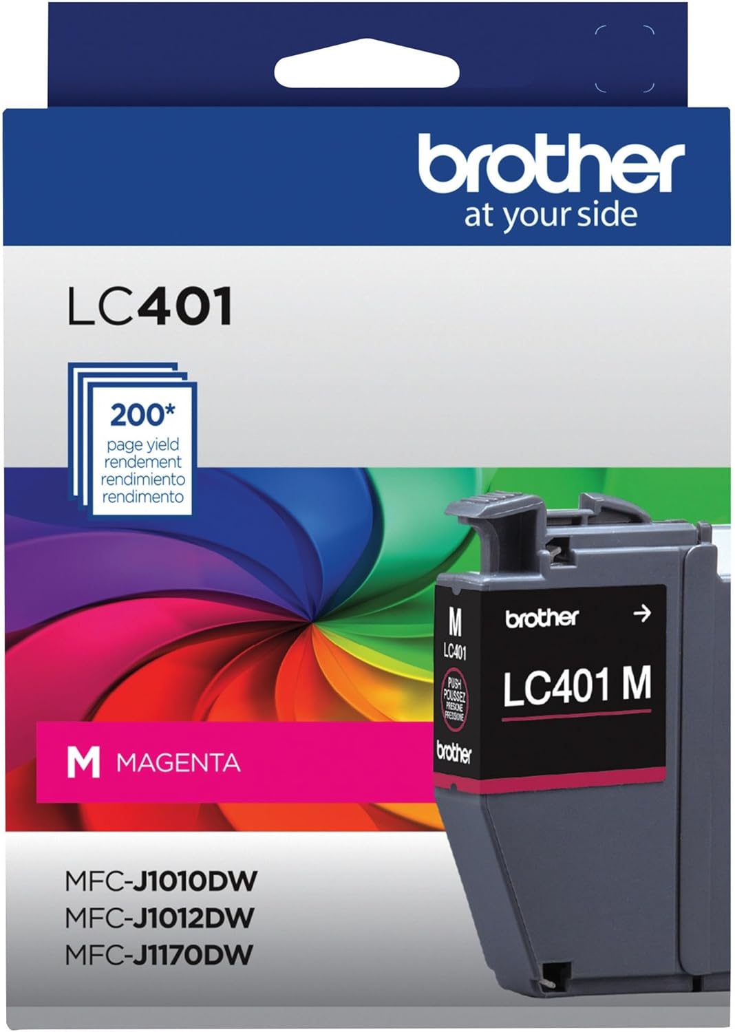 Brother Genuine LC401M Standard-Yield Magenta Ink Cartridge