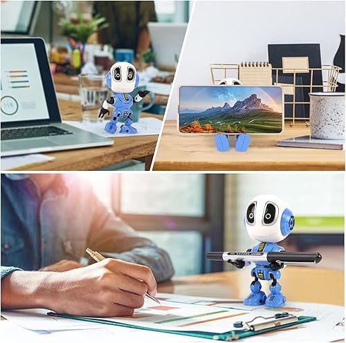 Miniatura 5 de Rellenos de calcetines robots parlantes recargables para niños mini juguetes robot que repite lo que dices y ayuda a los niños a hablar juguetes