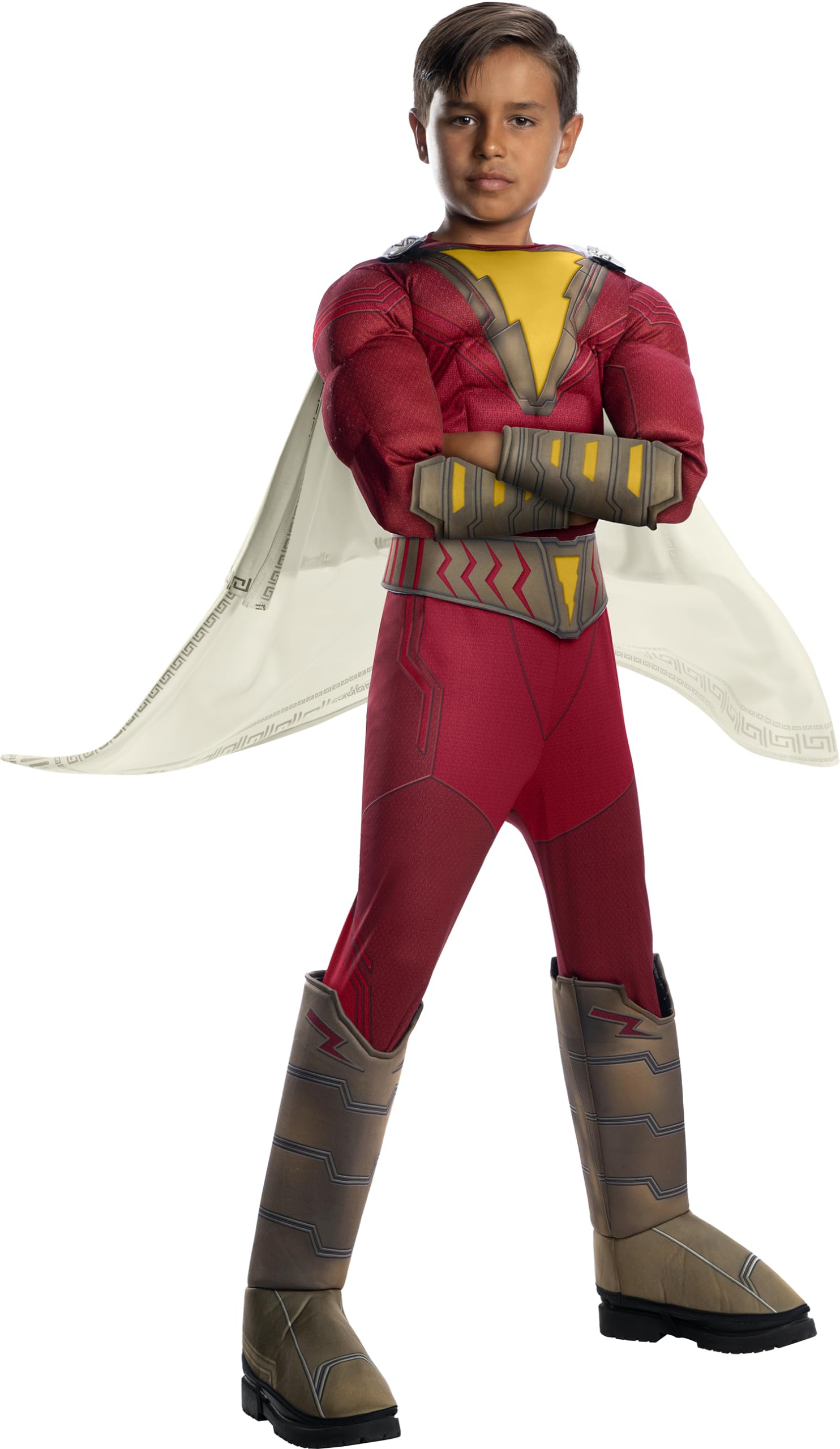 Rubies Shazam!: Kostium Shazam Deluxe dla dzieci, chłopięcy XL