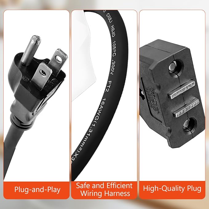 Cable magnético de alimentación para freidora eléctrica miniatura 4