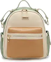 LAND GRANDE AMOR Mochila de maternidade PU Couro Múmia Multi-função Sacos de ombro Baby Convenient Fralda Saco de fralda impermeável