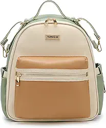 LAND GRANDE AMOR Mochila de maternidade PU Couro Múmia Multi-função Sacos de ombro Baby Convenient Fralda Saco de fralda impermeável