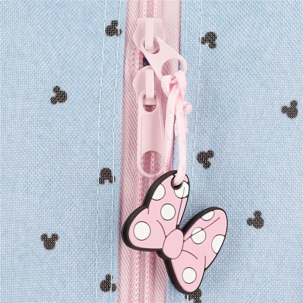 Joumma Disney Minnie American Darling Plecak szkolny Niebieski 30x38x12 cms Poliester 13,68L, niebieski, plecak szkolny