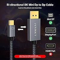 Vista 2 de Cable mini DisplayPort a DisplayPort