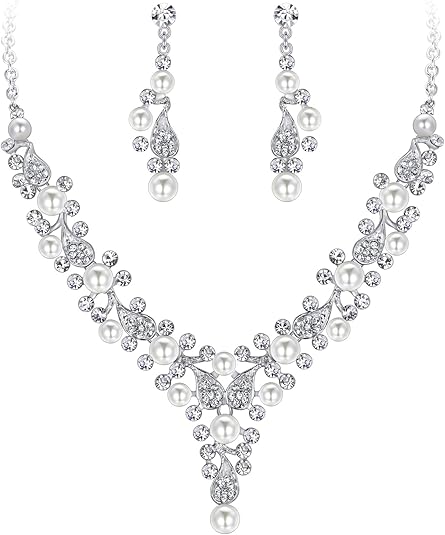 Orecchini Swarovski EVER FAITH Parure Gioielli Donna Cristallo