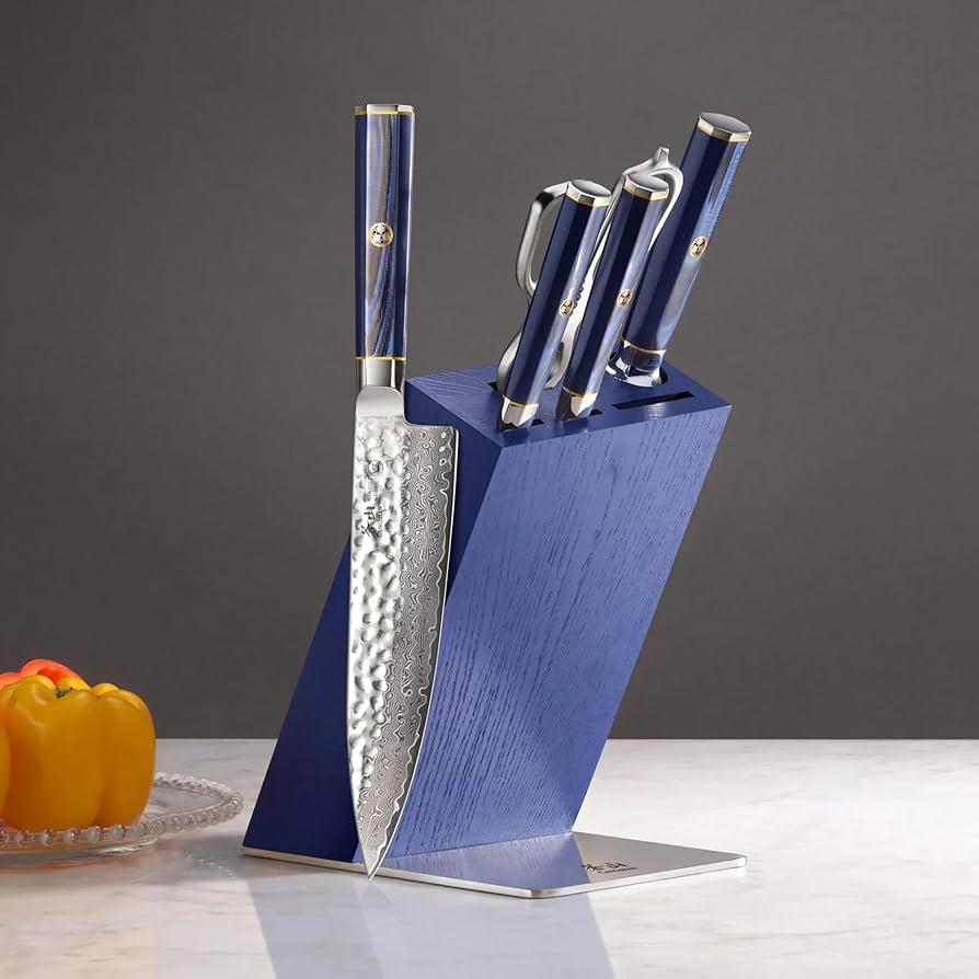 Amazon.com: Cangshan KITA Series 6-Piece Knife HUA Block Set, High
