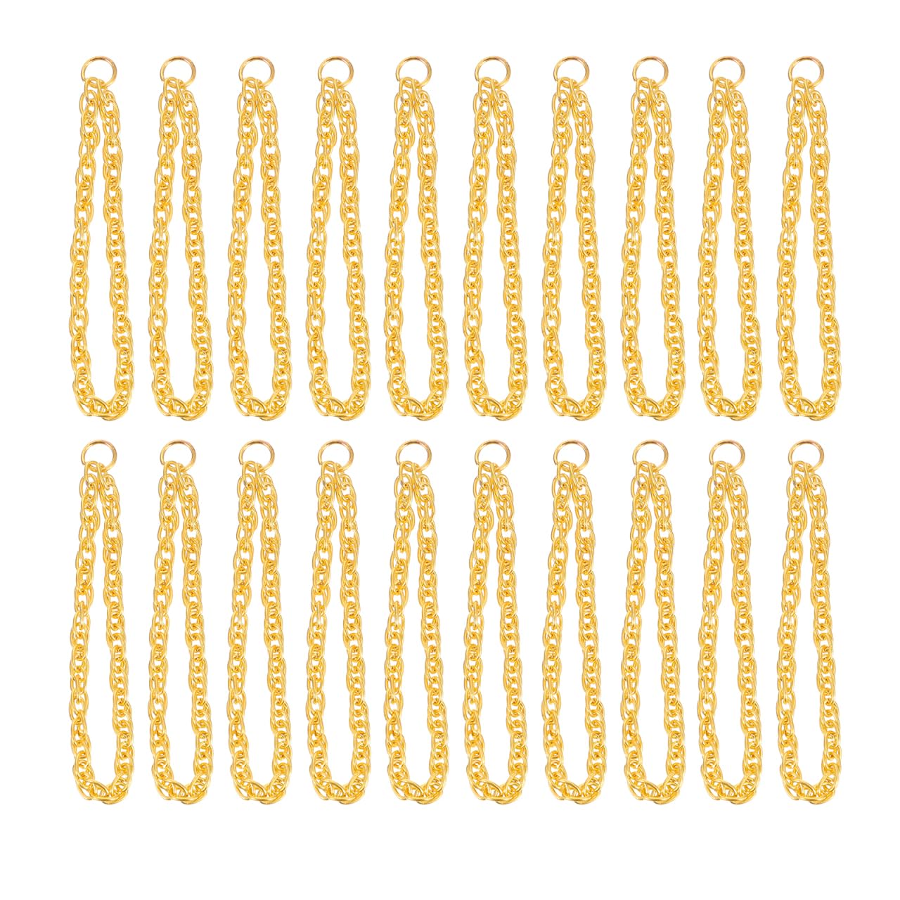 Mini colliers dorés pour poupée jojofuny accessoires de décoration haut de gamme pour vitrines