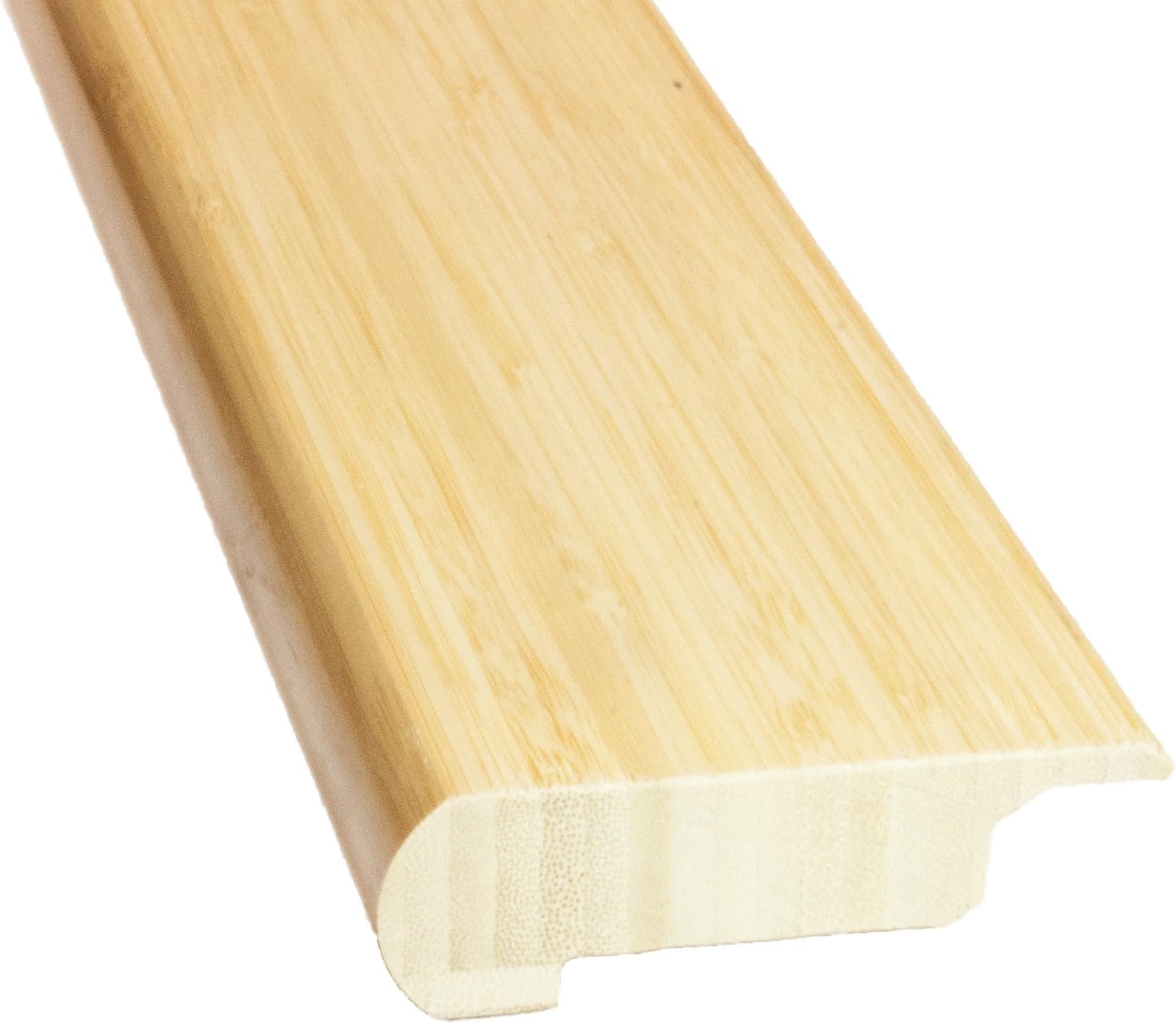 Boedika 9-56798 100-percent bamboo, Stair Nose Overlap, 76-Inch x 3 1/2-Inch x 5/8-Inch, Vertical Grain Natural, 2-Pack