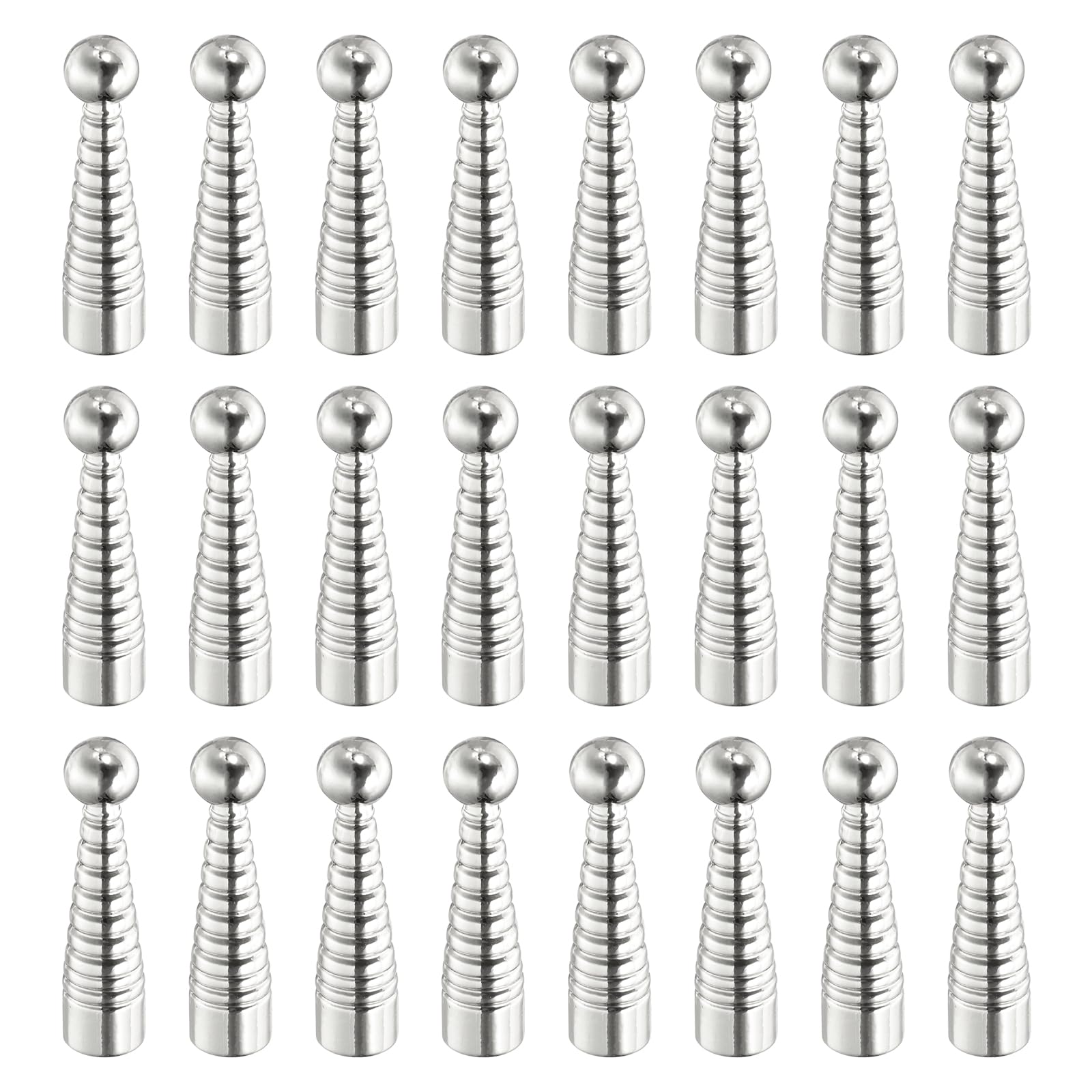 Conos en espiral para reparar corbatas de bolo y rematar cordones