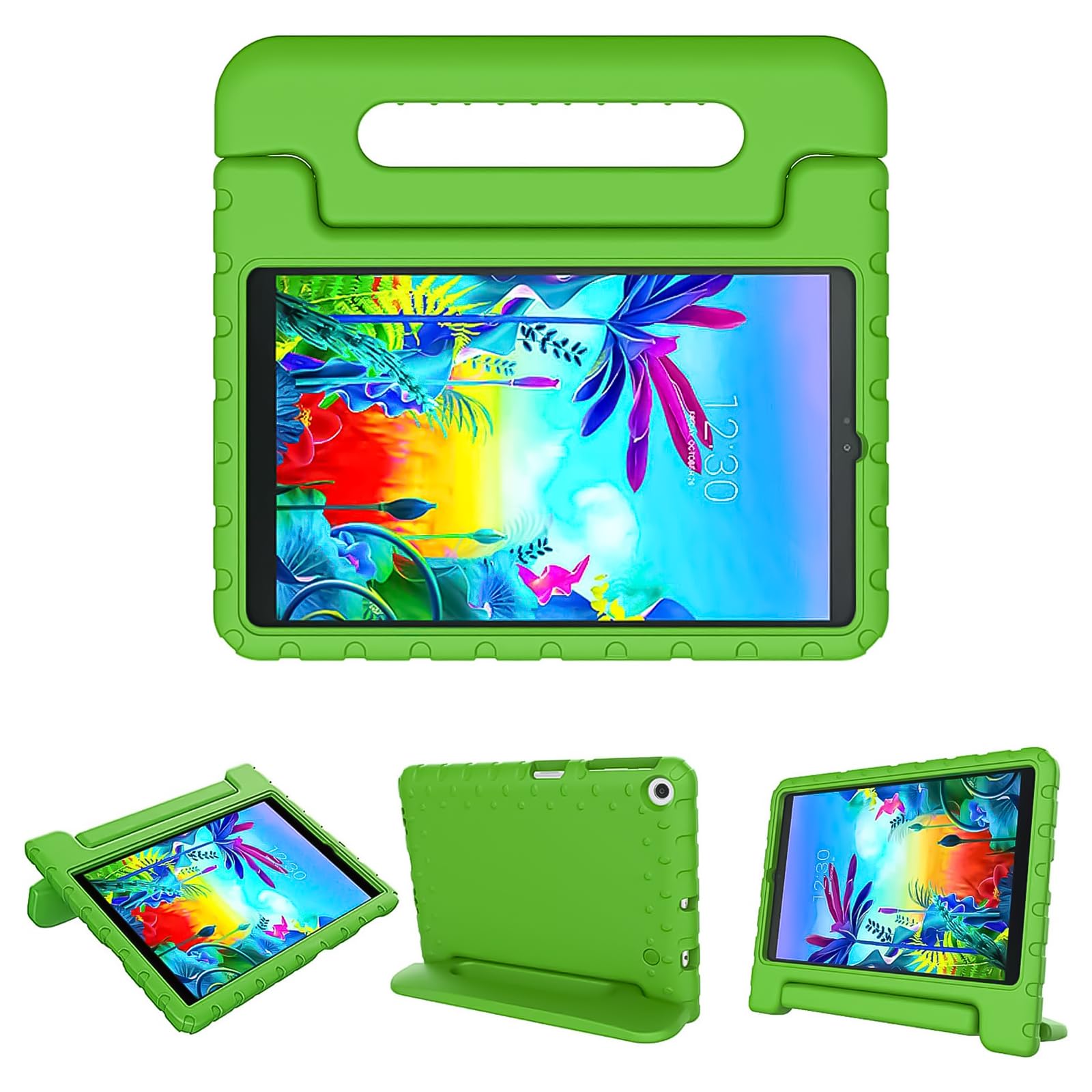 CCambro Kids Case for LG G Pad 5 10.1 FHD 2019 (Model: LMT600), Light-Weight EVA Soft Foam Durable Rugged Shockproof Kidsproof Child Cover Foldable