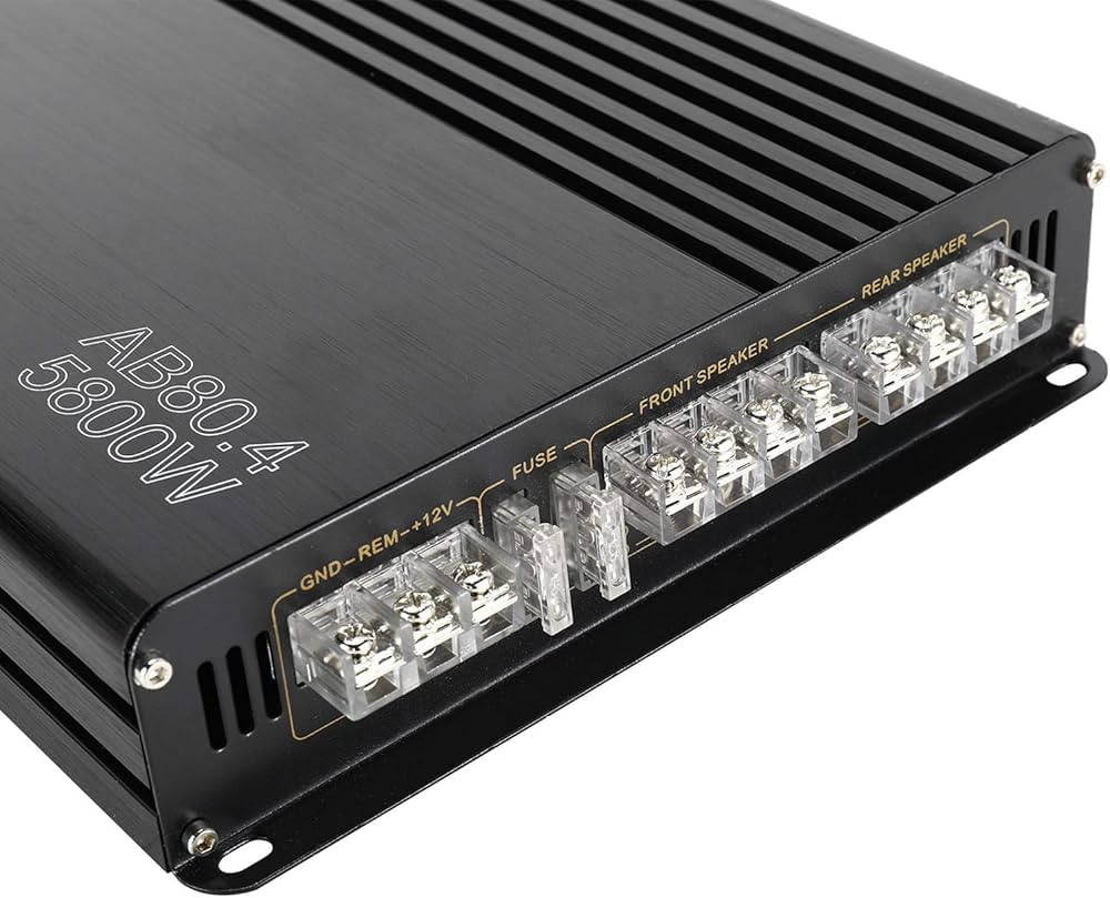 Amazon.com: YaeCCC 5800W 12V 4 Channel Car Amplifier Stereo Audio