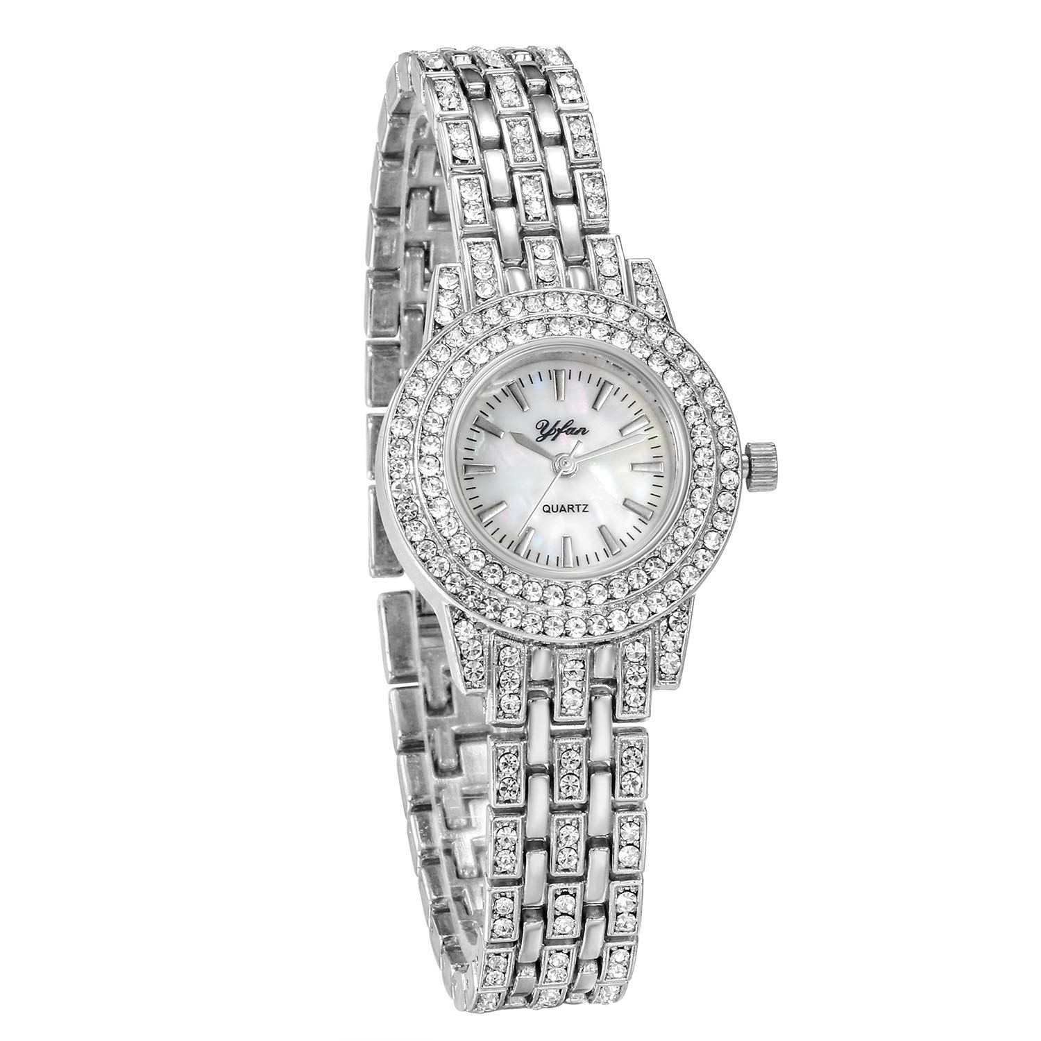 JewelryWe Herrenuhr Edelstahl Leuchtende Uhren: 30m Wasserdi