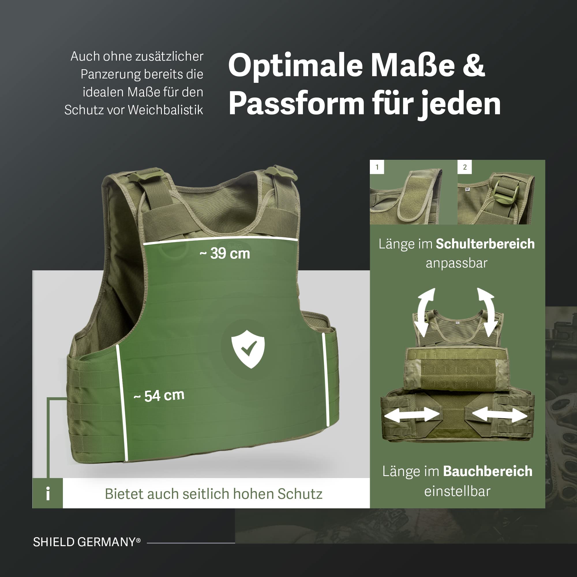 Unisex Sh-plt-oliv Arbeitsoberbekleidung (1er Pack)