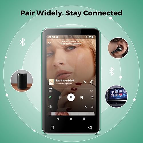 Miniatura 7 de Reproductor de música verde